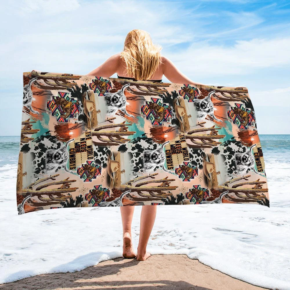

Europe and America Style No Sand Free Quick Dry Beach Towel Surf Poncho Microfiber Bath Towel Summer Swimming Travel Women Men