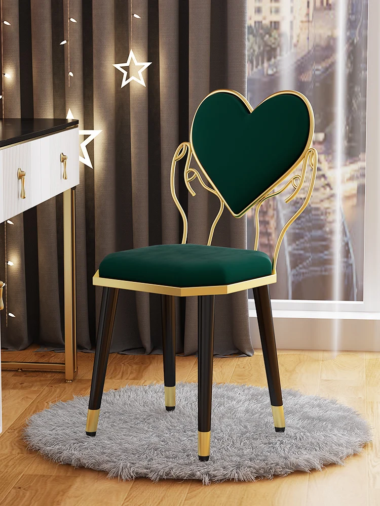 

Мебель для спальни, кресло со спинкой для макияжа в нордическом общежитии, минималистичные современные стулья для отдыха в гостиной