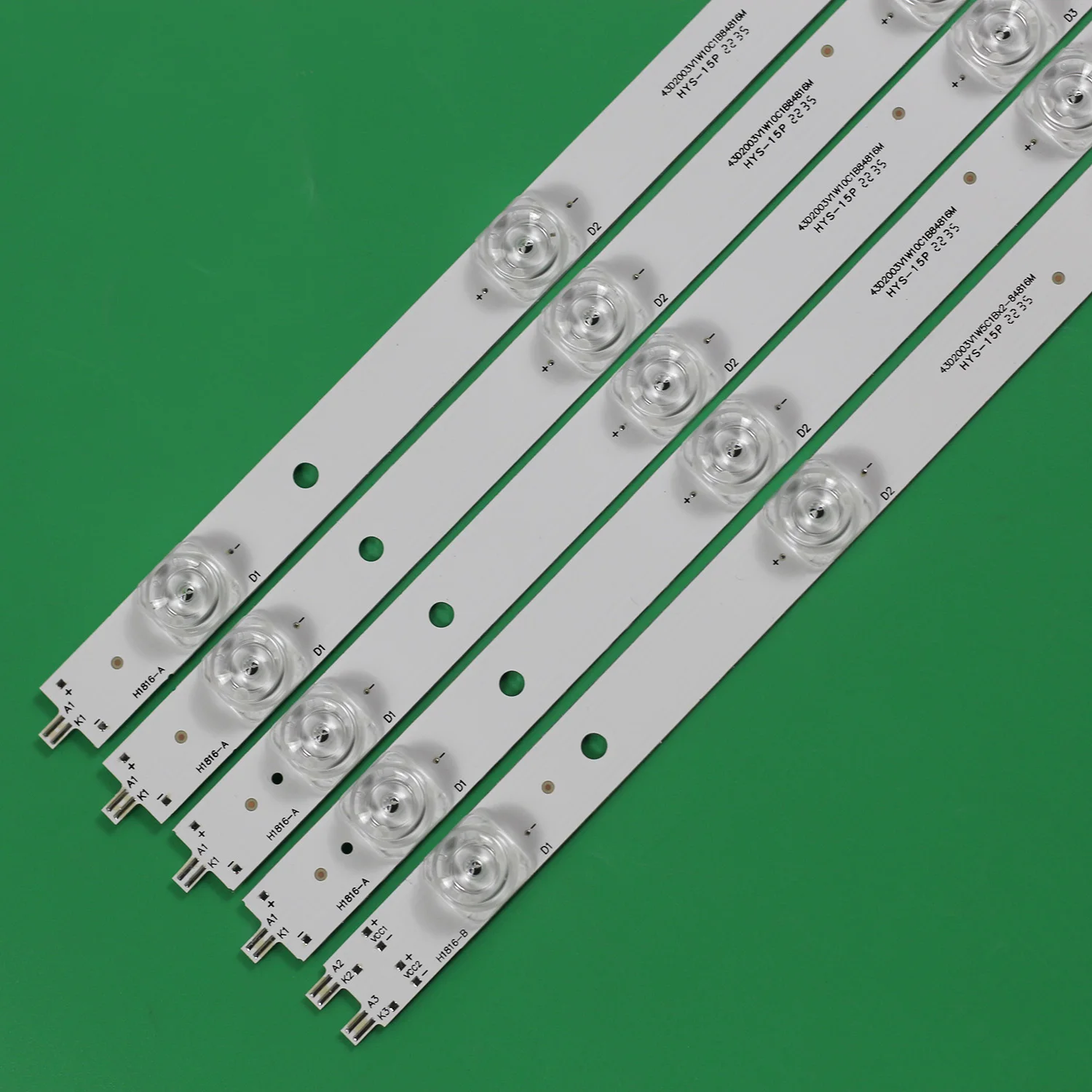 Фото Лента светодиодной подсветки для kivi 43UK30G 43UR50GU 43FK30G Doffler 43DF49-T2 LED43D10A-01(A) LED43D10B-01(A) LED43D10 LED43D10B №2