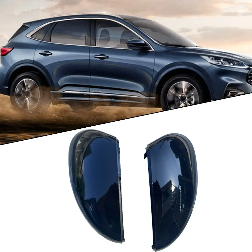 

Cover ABS Plastic Black Rearview Mirror Cover Car Accessories For Ford Escape Edge 2020-2022 Pair Of Mirror Cover