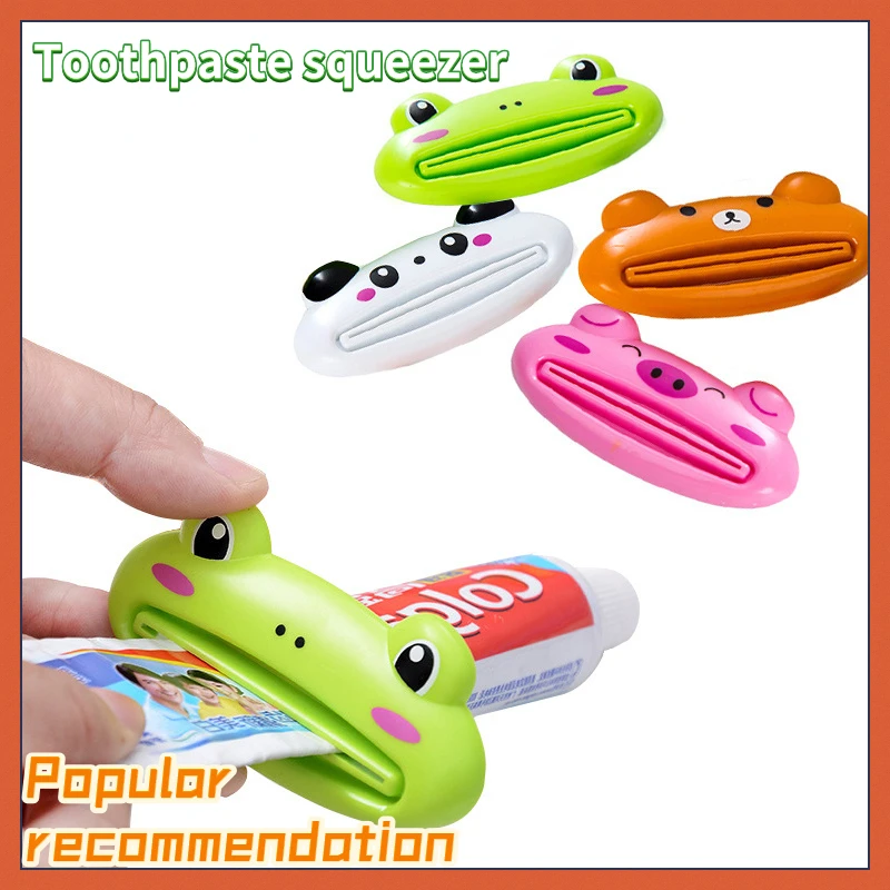 

Cartoon Animal Toothpaste Squeezer Oral Care Tube Cosmetics Rolling Squeezing Dispenser Facial Cleanser Press Tooth Paste Holder