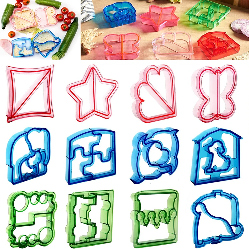 

Форма для форма для приготовления бенто, в форме динозавра, кухонный инструмент "сделай сам", гаджетов, для печенья, 1 шт. или 2 шт.