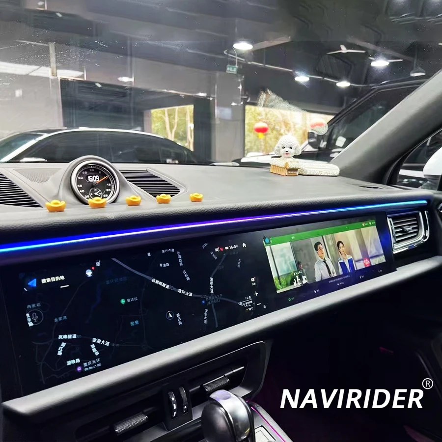 

12,3 + 12,3-дюймовый двойной Android-экран для Porsche Macan 2011-2017 2din Автомобильный GPS Мультимедийный видеоплеер Радио головное устройство Carplay