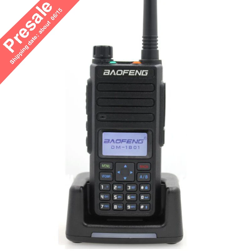 

Предпродажа! Портативная рация Baofeng DMR DR-1801 VHF UHF 136-174 и 400-470 МГц, Двухдиапазонная стандартная цифровая рация 1 и 2 уровня