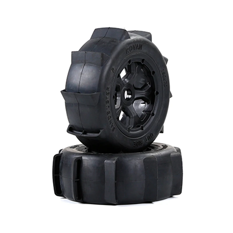

NEW-2Pcs песчаные лопатки, шины для пустыни 1/5 Rovan HPI KM Baja 5S/SLT/V5 LOSI 5IVE T Радиоуправляемый гусеничный багги-грузовик