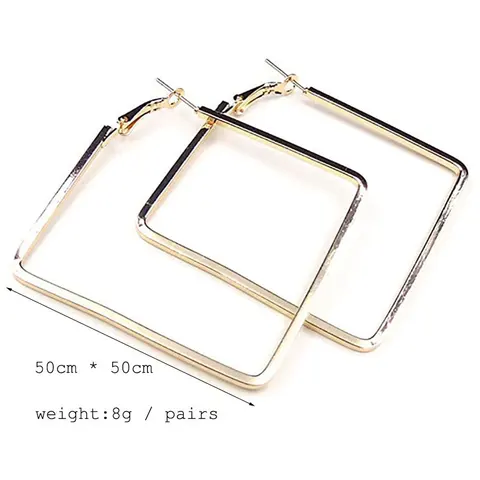 YIERMEI серьги-кольца из цинкового сплава