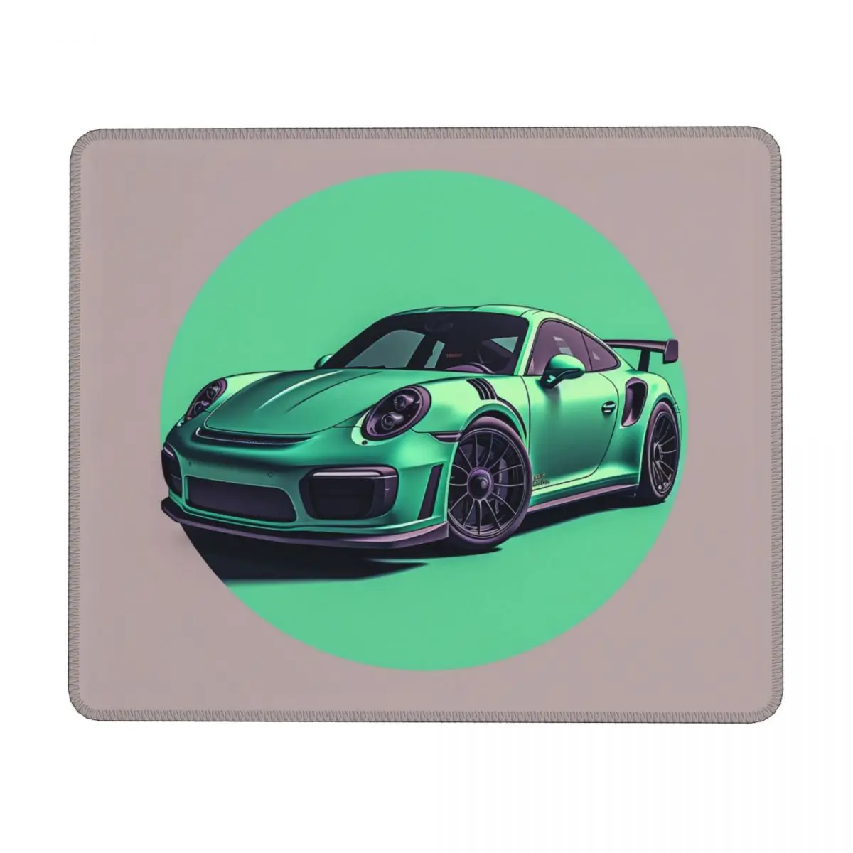 

Classic Sports Car Horizontal Print Mouse Pad Simple Circle Minimalistic Desk Rubber Mousepad Soft Non Slip Quality Mouse Pads