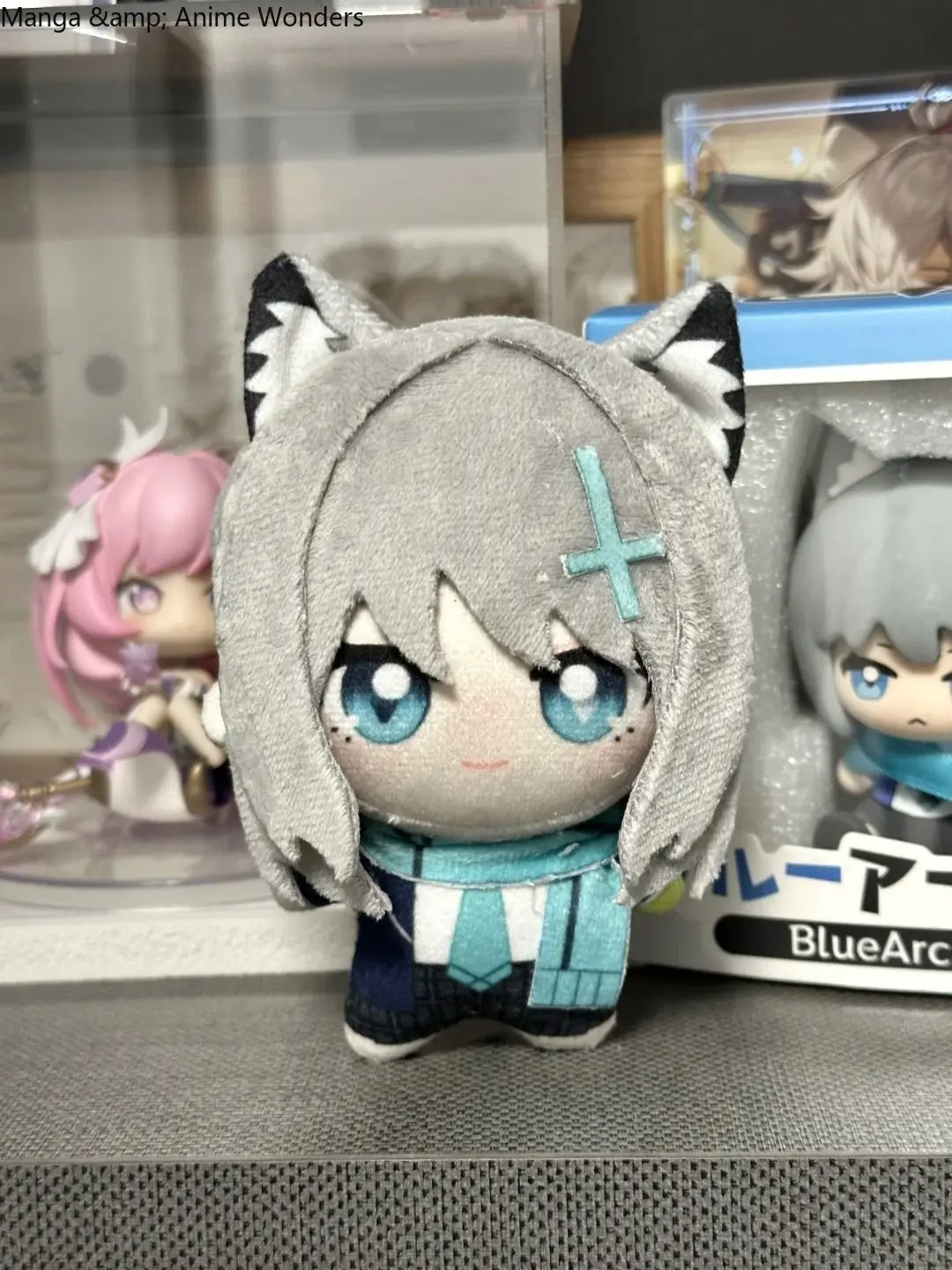 Синяя плюшевая фигурка Sorasaki Hina из аниме Blue Archive