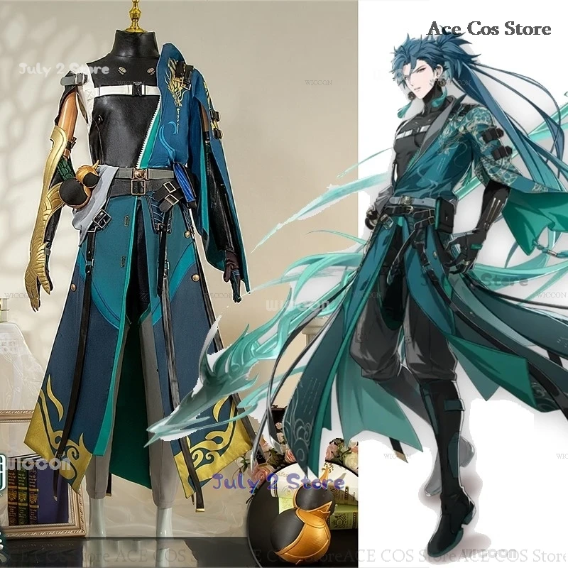 Костюм для косплея Цзянь Цзи Янь из волн Wuthering парик игры в аниме косплей Хэллоуин