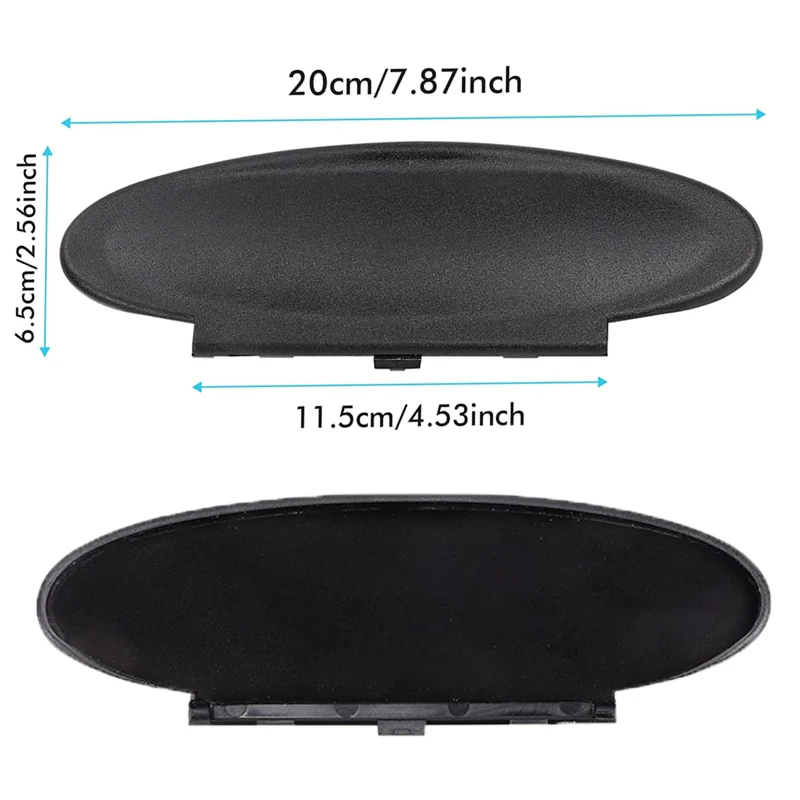 Замена корпуса козырька солнцезащитного зеркала автомобиля с функцией рифмовки, подходит для Porsche 996 997 911 986 987 Boxster Cayman Матовый черный.