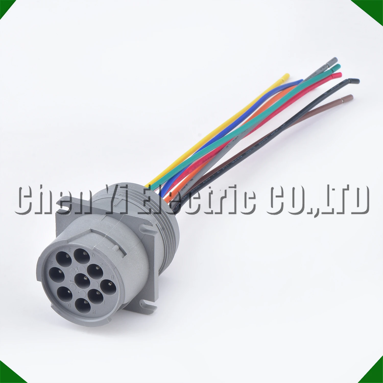 9-контактный серый HD10 серия Новый автоматический водонепроницаемый разъем диагностический инструмент круговой провод для немецкого жгута