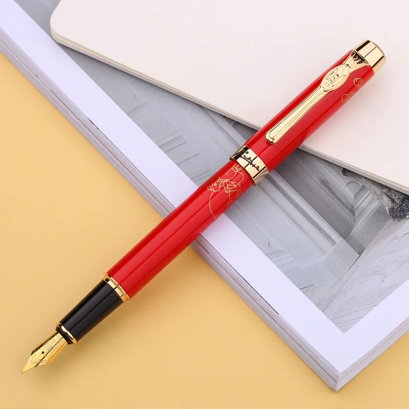 Перьевая ручка Picasso 933 с красным иридиевым наконечником 0 5 мм