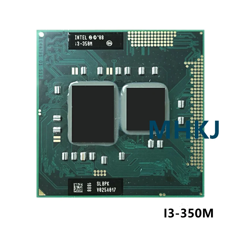 

Процессор Intel Core i3-350M i3 350M SLBU5 SLBPK 2,2 ГГц двухъядерный четырехпоточный процессор 3 Мб 35 Вт Разъем G1 / rPGA988A