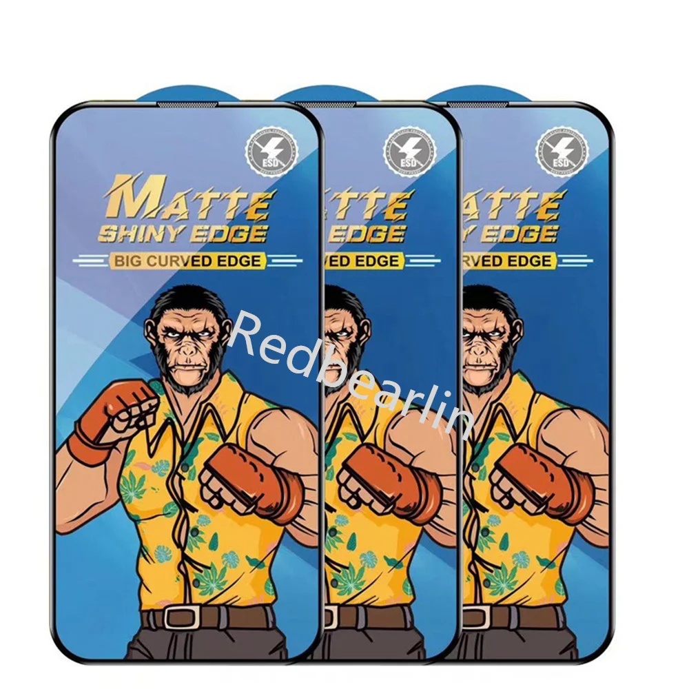 10pcs ESD ANTI-STATIC Anti Spy Matte Privacy Screen Protector Tempered Film Guard For IPhone x xr xs max 11 12 13 14 Pro max