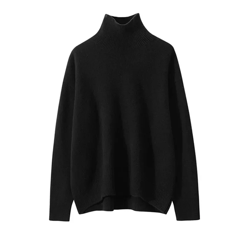 Роскошный повседневный стиль по индивидуальному заказу водолазка вязаный