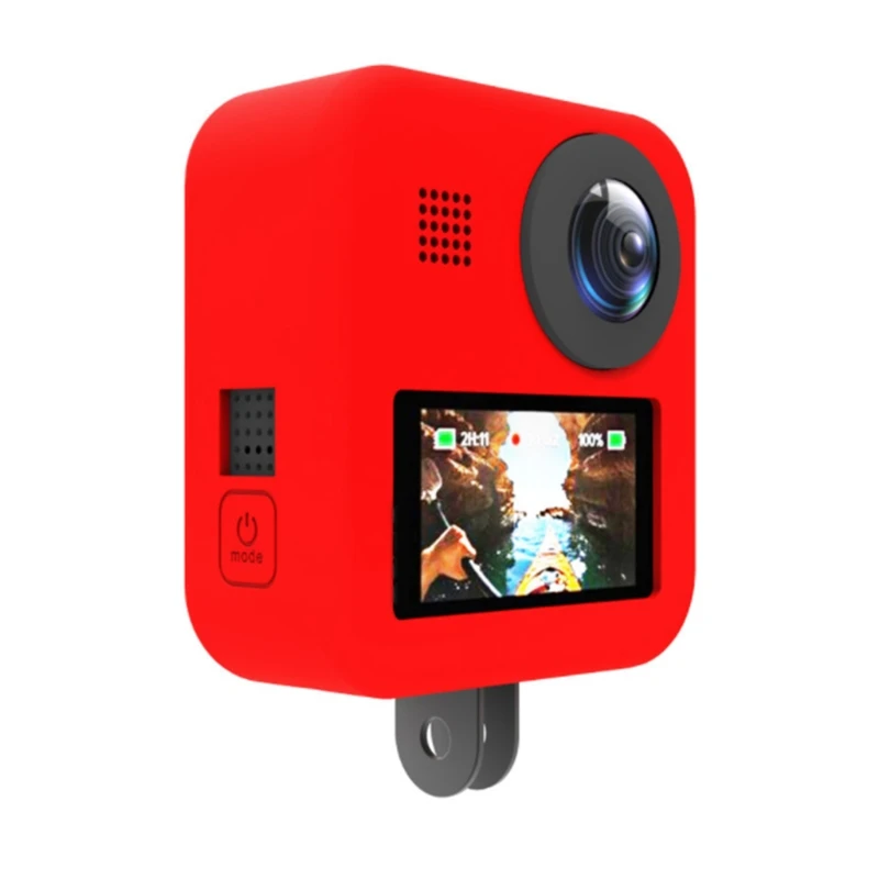 Soft Silicone Protective Housing Case Compatible for GoPro MAX 360 Sports Camera Professional Dome Lens Parts |