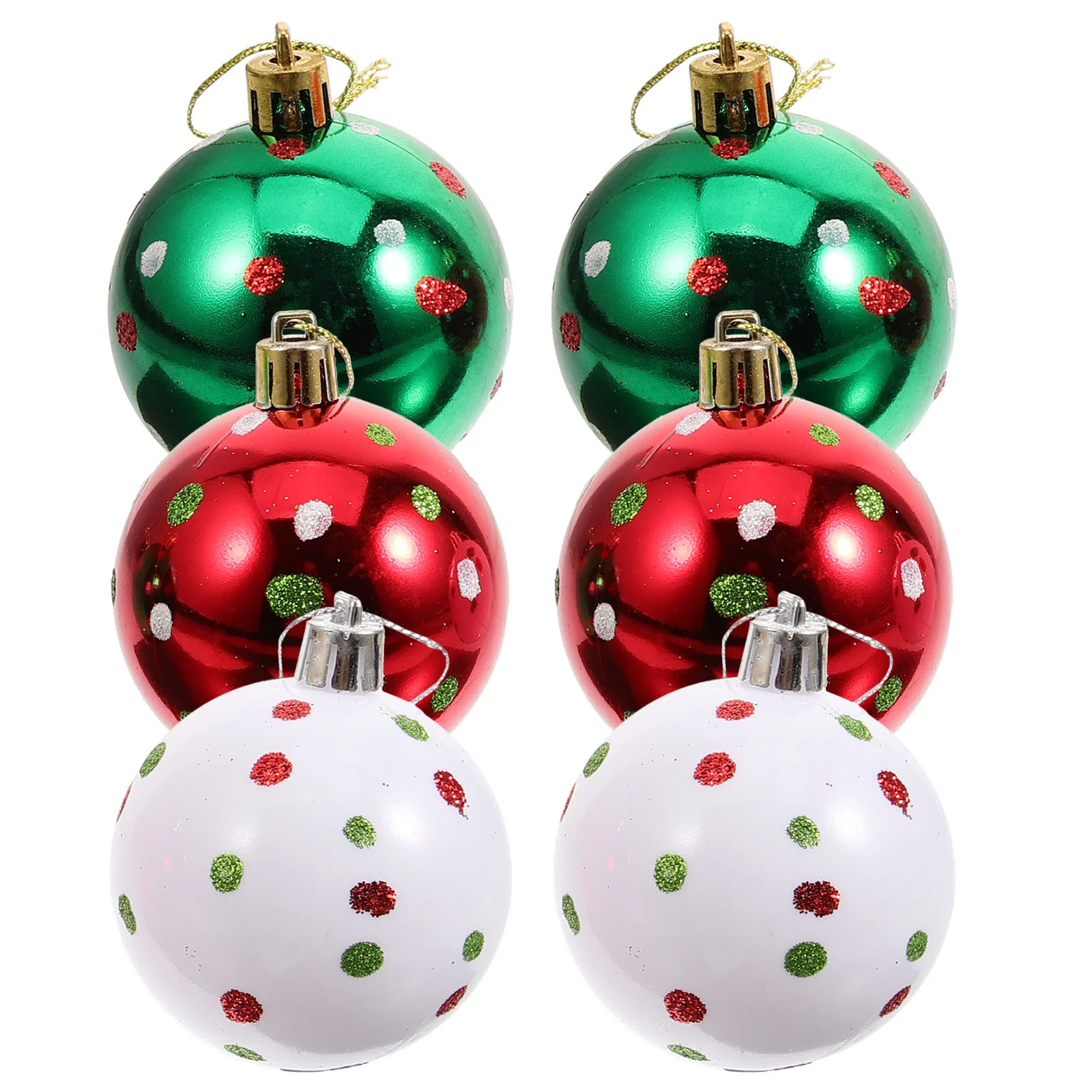 6 шт. рождественские шары елочные украшения Рождественский кулон Декор подвесные