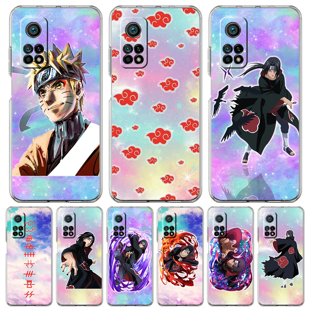 

Amine Naruto Akatsuki Case for Xiaomi Poco F3 X3 X4 GT NFC M3 Mi 9T 11 12 Ultra 11X 11i Pro Lite 5G Silicone Transparent TPU Bag
