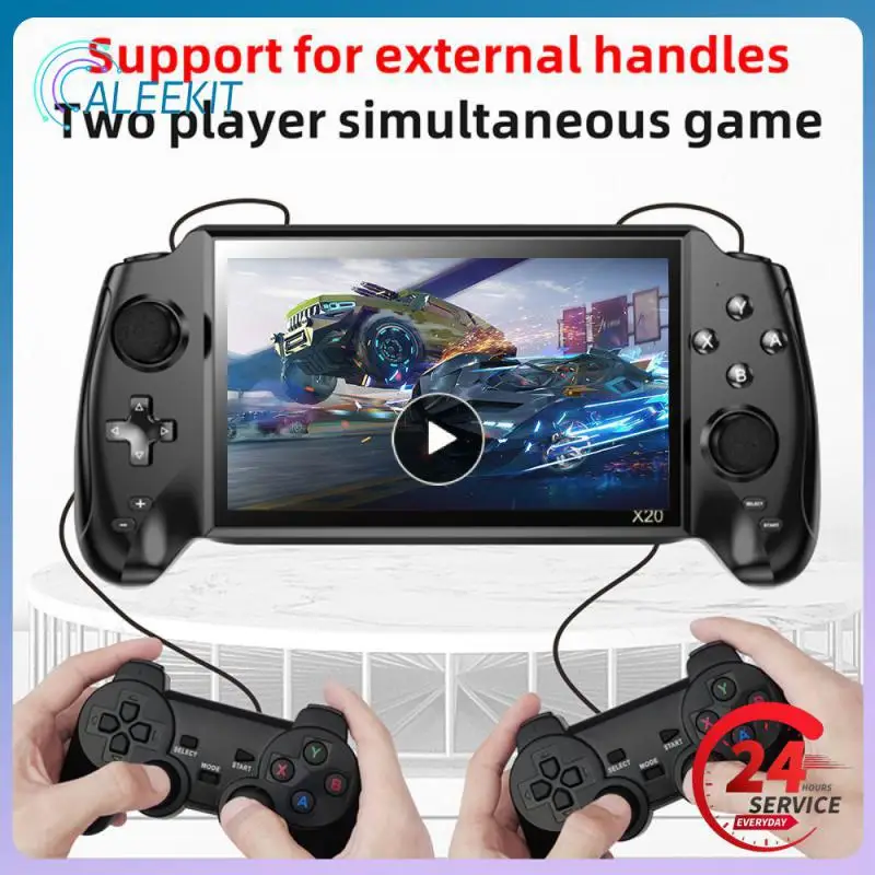 

Game Console 5.5 Inch Hd Two-player Game Game Machine Handheld Handheld Large Screen Nostalgia Retro 8 Simulators
