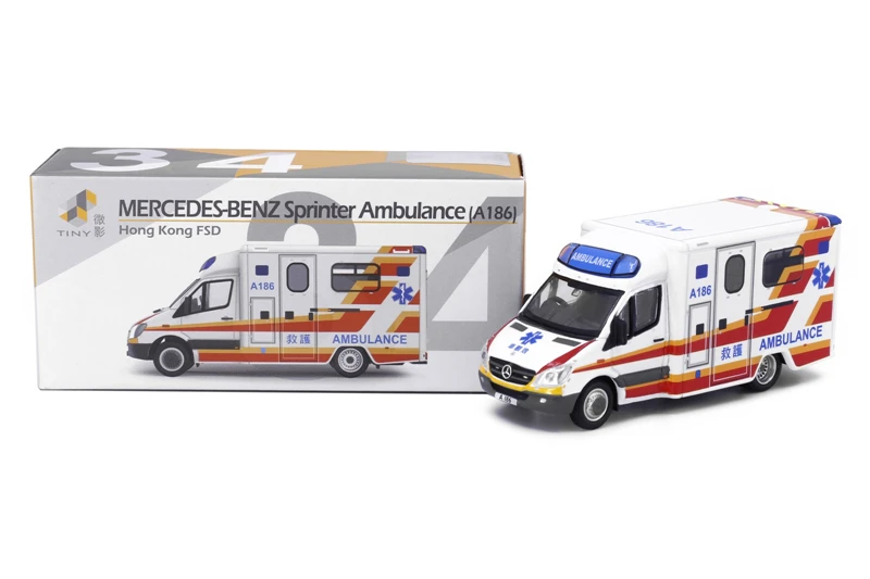 Крошечная модель машины скорой помощи Sprinter 1:76 | Игрушки и хобби