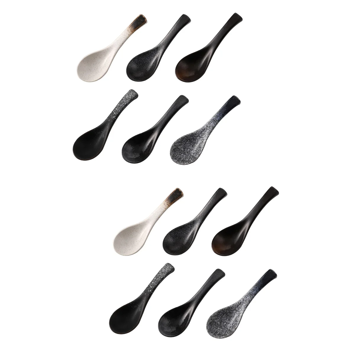 

Ложка, суп, керамическая сервировочная ложка, Азиатский ковш, лапша, китайский рис, приготовление ужина, рамен, Меламиновый соус, приспособл...