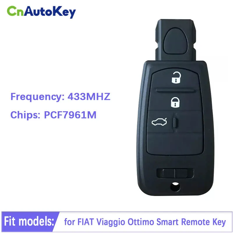 

CN017001 Original For FIAT Viaggio Ottimo Remote 3 Button Smart Key 433Mhz PCF7961M/ 4A Chip