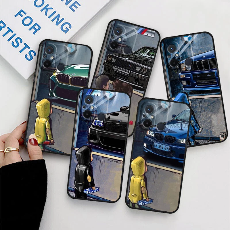 

Love Bmw Sports Luxury For Xiaomi Redmi 12C 11 A1 Plus 10 10X 9T 9C 9C 8 7 6 4G 5G Silicone TPU Soft Black Phone Case Coque Capa