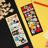 bula cartoon cute bear anime childrens toys sticker scrapbooking idol card skateboard kawaii stationery diy decorative sticker