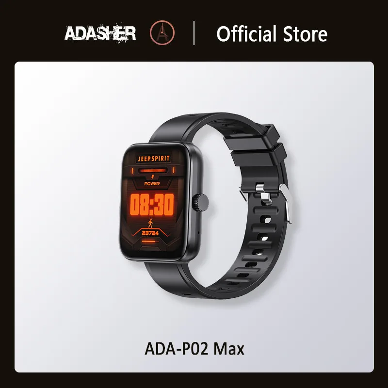 

ADASHER Bluetooth Call Smart Watch Convenient NFC Smartwatch Motion Records Multiple Dial Optional Personalization Watches