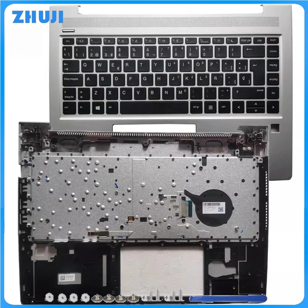 Фото Для Probook 440 G6 G7 HSN-Q15C Q21S ZHAN 66 PRO 14 G2: верхний корпус (палмрест) с клавиатурой и тачпадом L65225-001 №4