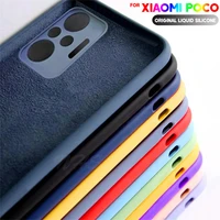 original%c2%a0liquid silicone%c2%a0shockproof phone case for xiaomi poco x3 pro f3 gt x3 nfc m3 f2 m4 pro soft protective cute back cover