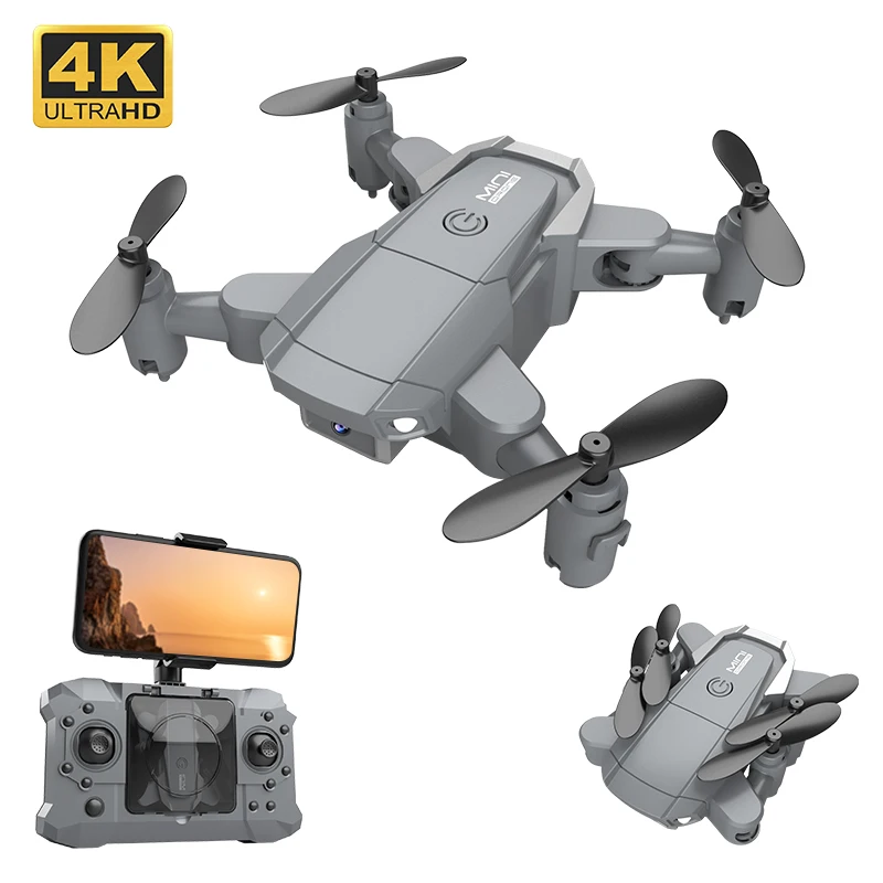 

Flyxinsim Mini ESC 4-axis obstacle avoidance aerial photography HD 4K dual-camera aircraft doron Helicopter Rc Drones Quadcopter