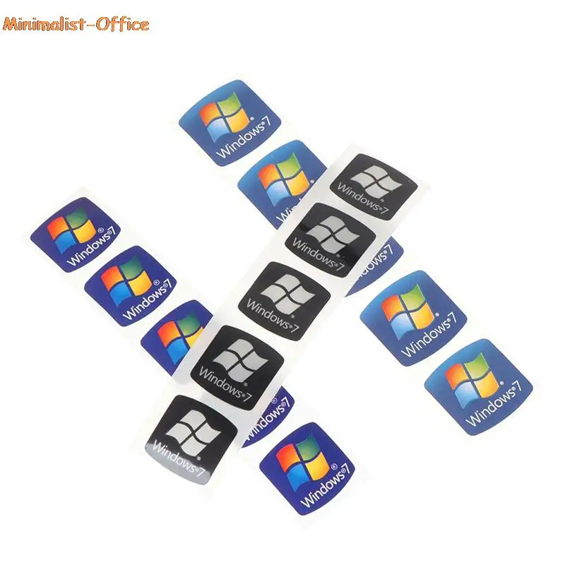 5Pcs Notebook Desktop Computer for Intel Windows7 Sticker Laptop Logo Label |