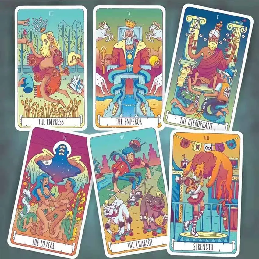 Купить Бумажная карточная игра «Искусство приключений» Tarot 12x7 см