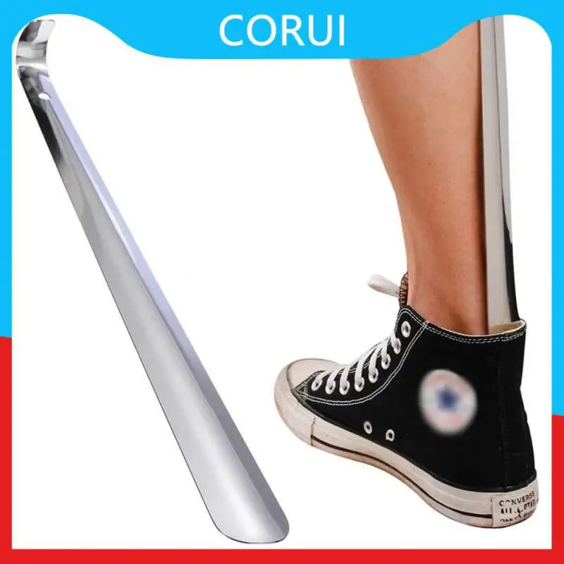 

42cm Shoes Lifter Portable Shoe Helper Stainless Steel Shoes Lifter Spoon Wholesale Pull Professional Shoehorn Slip Universal