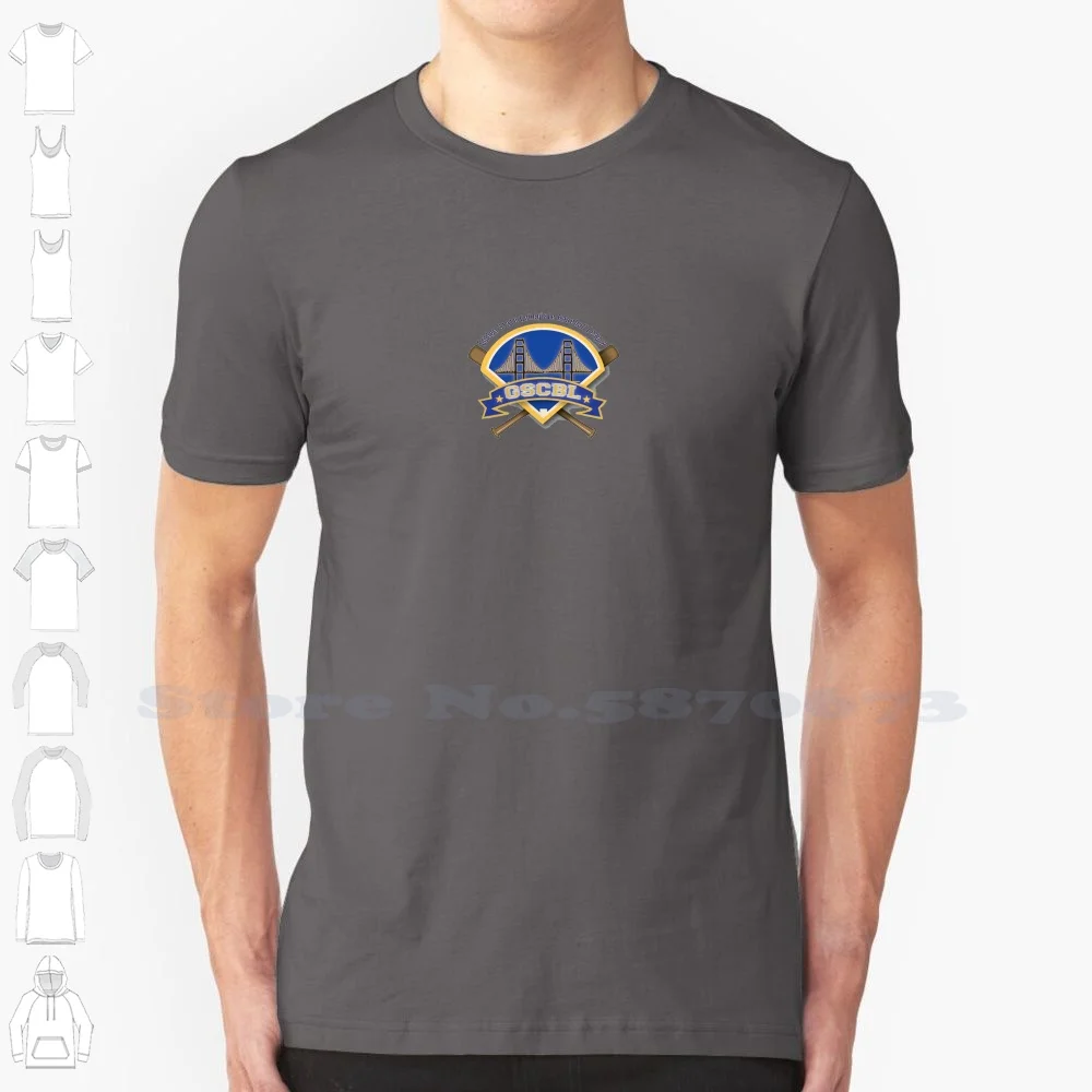 

Футболка с логотипом Golden State Collegiate бейсбольной лиги, Повседневная Уличная одежда, футболка с принтом логотипа, графическая футболка из 100% хл...