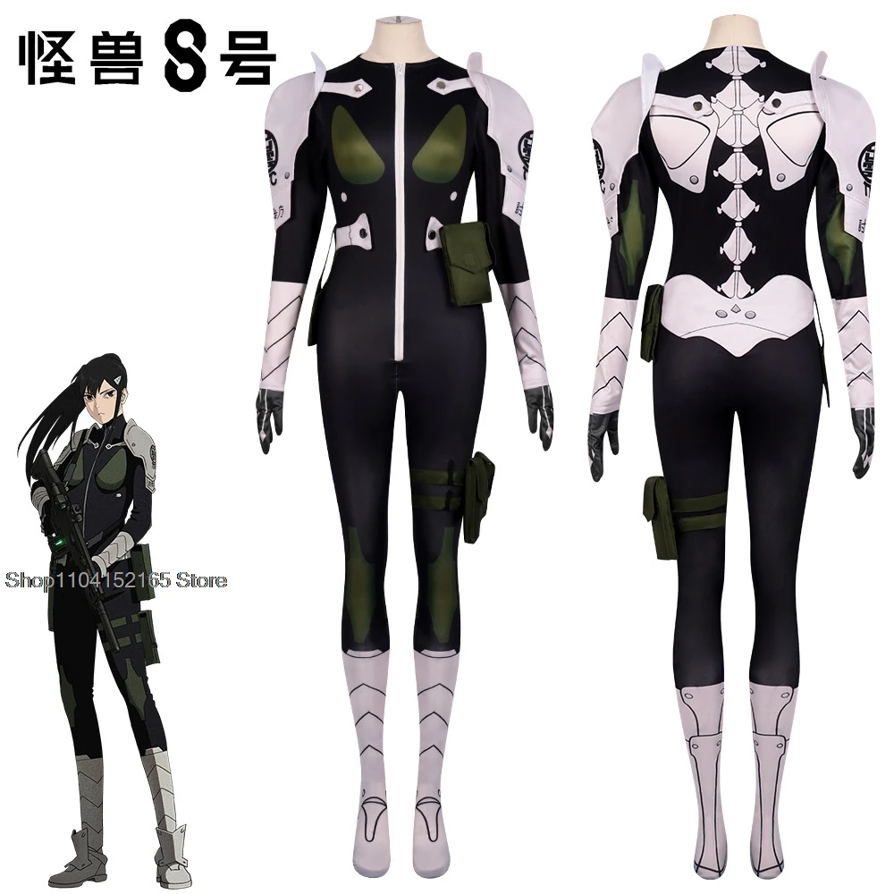 Monster #8 Anime Kaiju No. 8 Kafka Hibino Cosplay Costume Wig Gen Namuri Mina Ashiro Defense Corps Uniforms Men Women Halloween