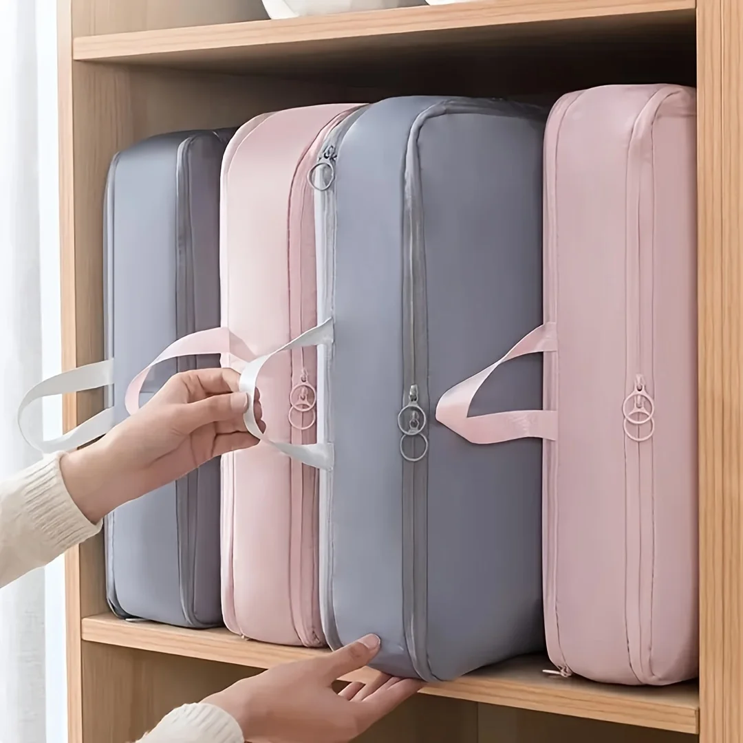 2 шт. сверхкомпактная компрессионная сумка для хранения одежды одеял и