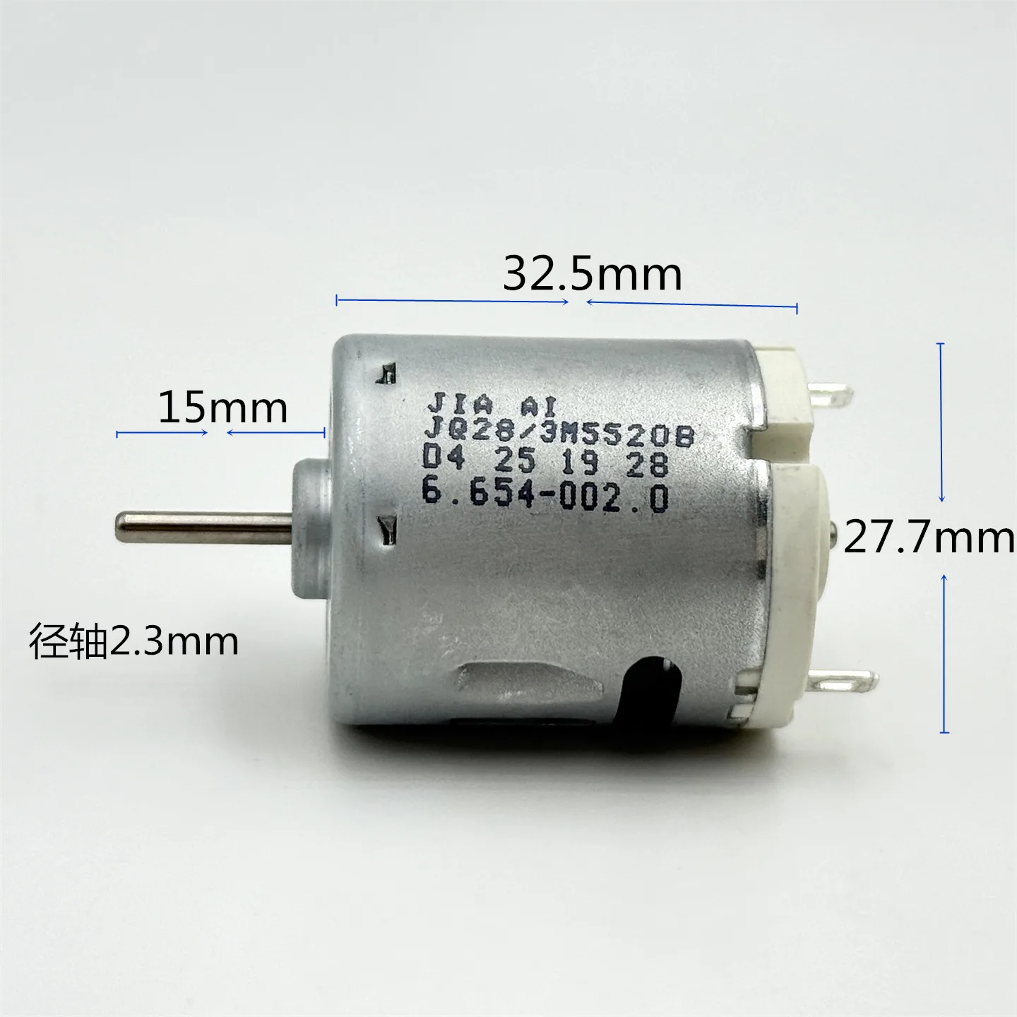 Фото Micro RS-360SA-5520 Мини 28 мм круглый двигатель постоянного тока 3 В 3,7 В высокоскоростной электродвигатель для радиоуправляемого автомобиля, лодки, модели электрической дрели, отвертки №4