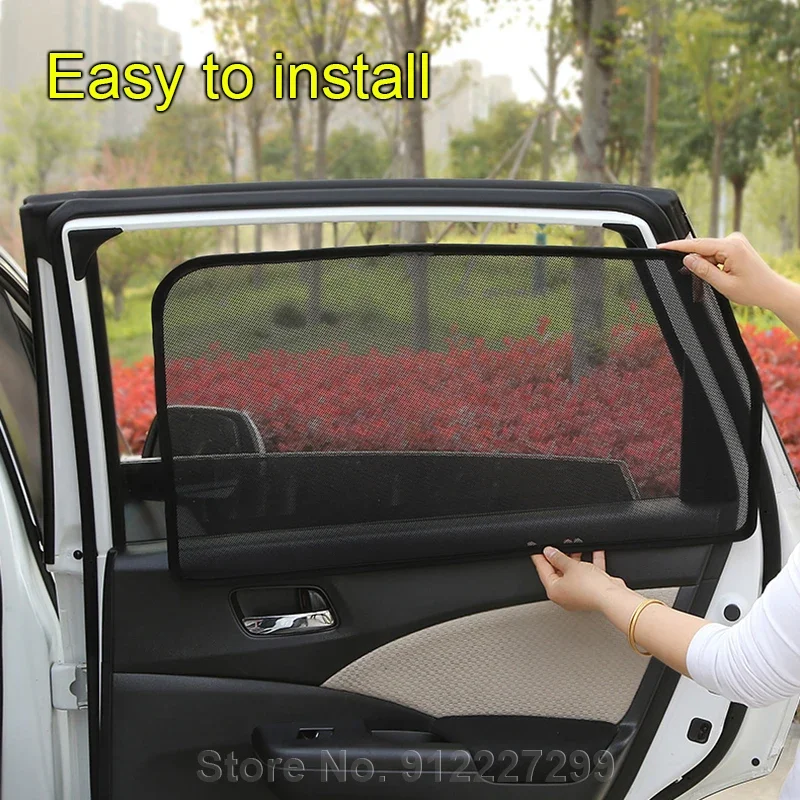 Фото Для Isuzu MU-X RF 2013-2020: Солнцезащитный козырек на лобовое стекло и шторки на задние боковые окна автомобиля №4