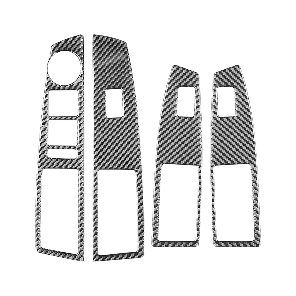 

Carbon Fiber Window Control Switch Panel Cover Trim Sticker for Chevrolet Cruze 2009-2015 Interior Accessories