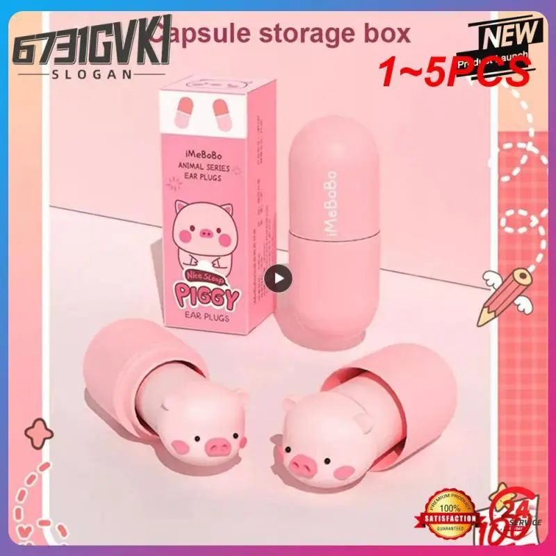 

1~5PCS Soundproof Sleeping Ear Plugs Earplugs For Sleep Special Mute Soft Slow Rebound Student Anti-Noise Protection Anti Ronco