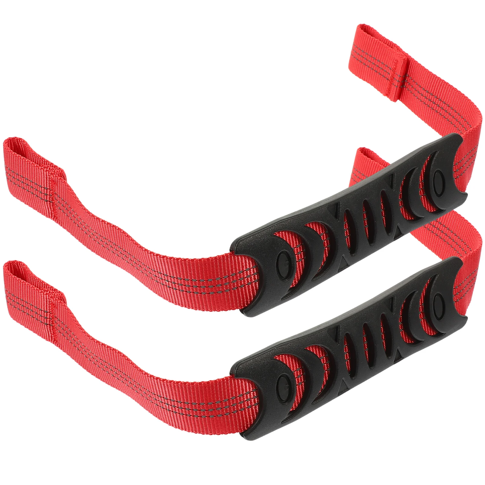 

2 Pcs Back Row Chair Armrest Elderly Grab Handles Car Door Nylon Webbing Vehicle Support