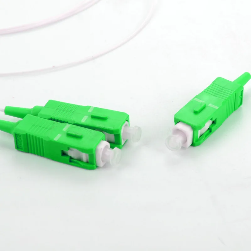 10 шт./лот 1X2 1X4 1X8 1X16 1X32 PLC SC/APC SM 0 9 мм стальная трубка ПВХ 1 м FTTH волоконно-оптический