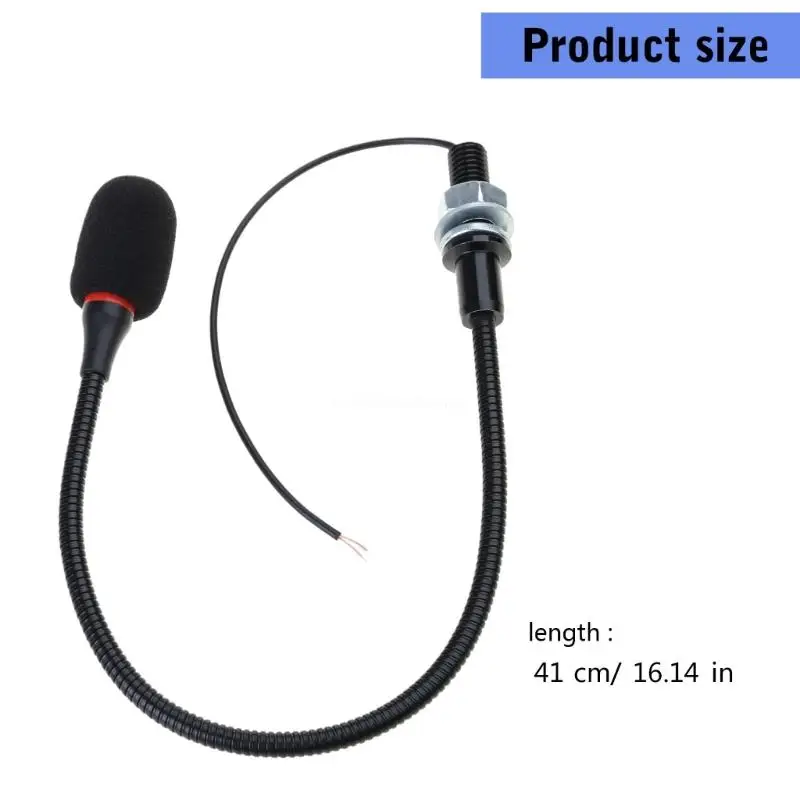 Высокая чувствительность -32 дБ ± 3 металлический шланговый микрофон на гибкой шее