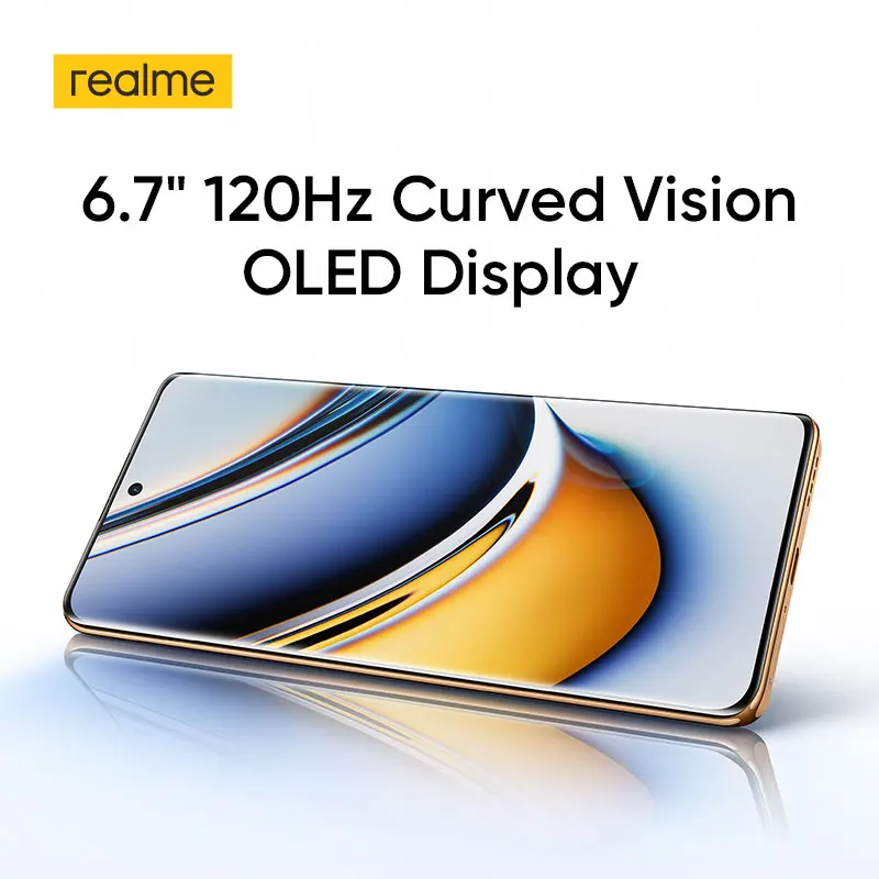 [World Premiere] realme 11 Pro 100MP SuperOIS Camera 6.7''120Hz Curved Vision OLED Display 67W SuperDart Charge with 5000mAh NFC
