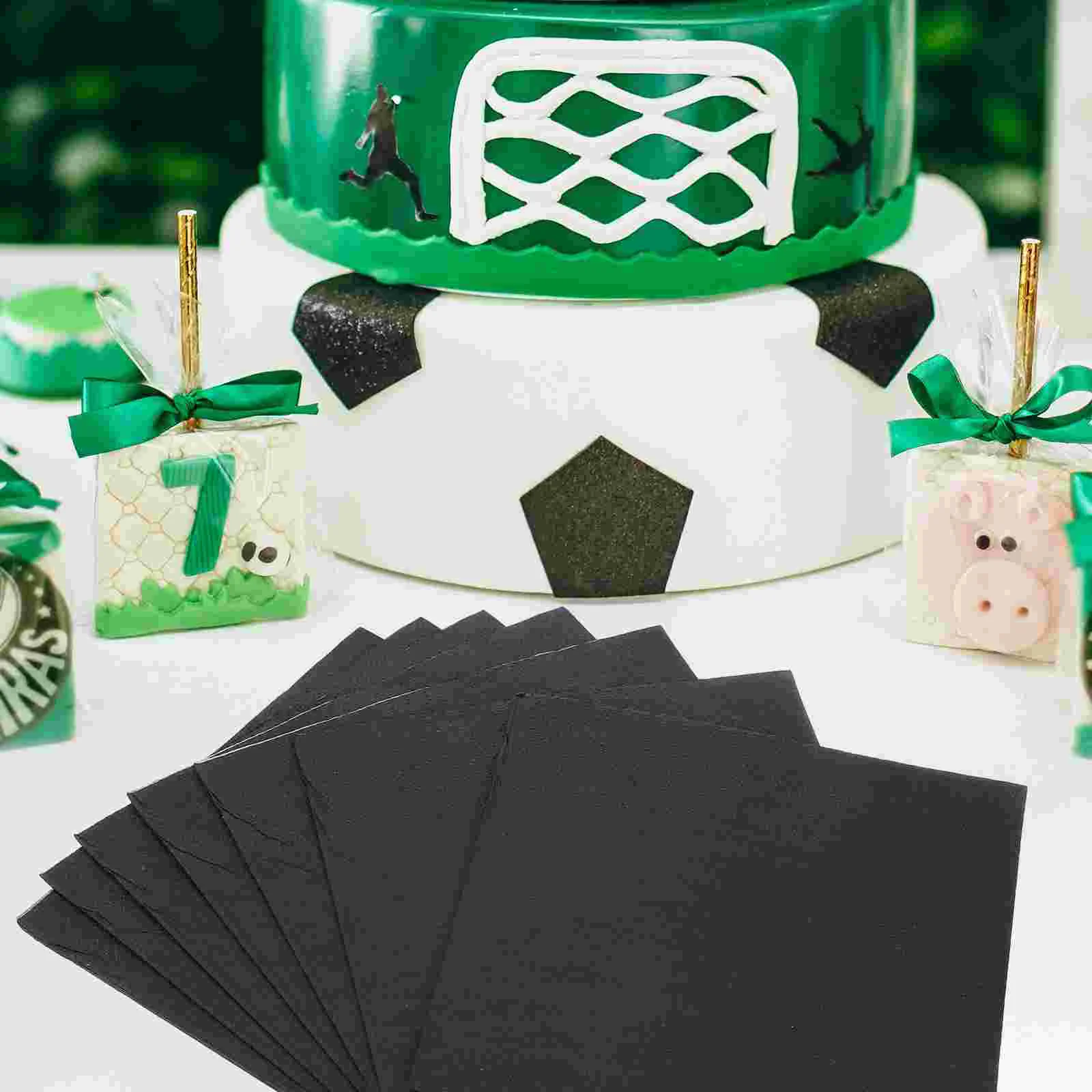 20 шт. черные салфетки для обеда свадебных вечеринок особых мероприятий