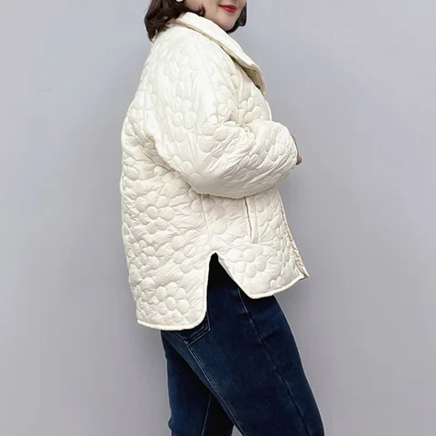 Женское стеганое пальто BISENMADE 3XL