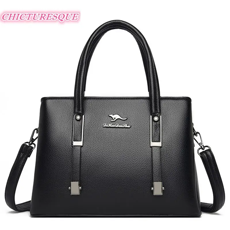 

Fashion Letter Design Women Handbag High Quality PU Leather Ladies Shoulder Bag Solid Color Designer Women Messenger Bags Sac
