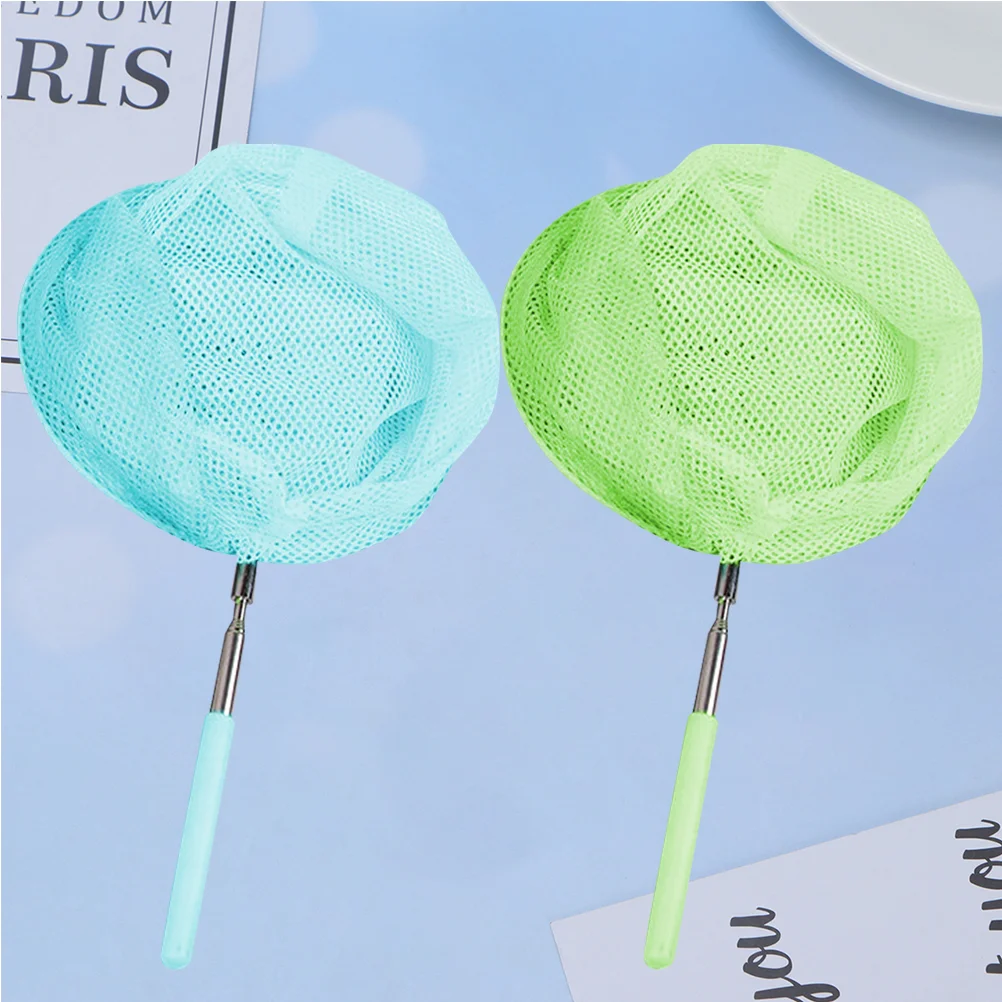 

2PCS Telescopic Net Bug Catching Net Fishing Net Kids Playing Outdoor Garden Playing Kids ( )